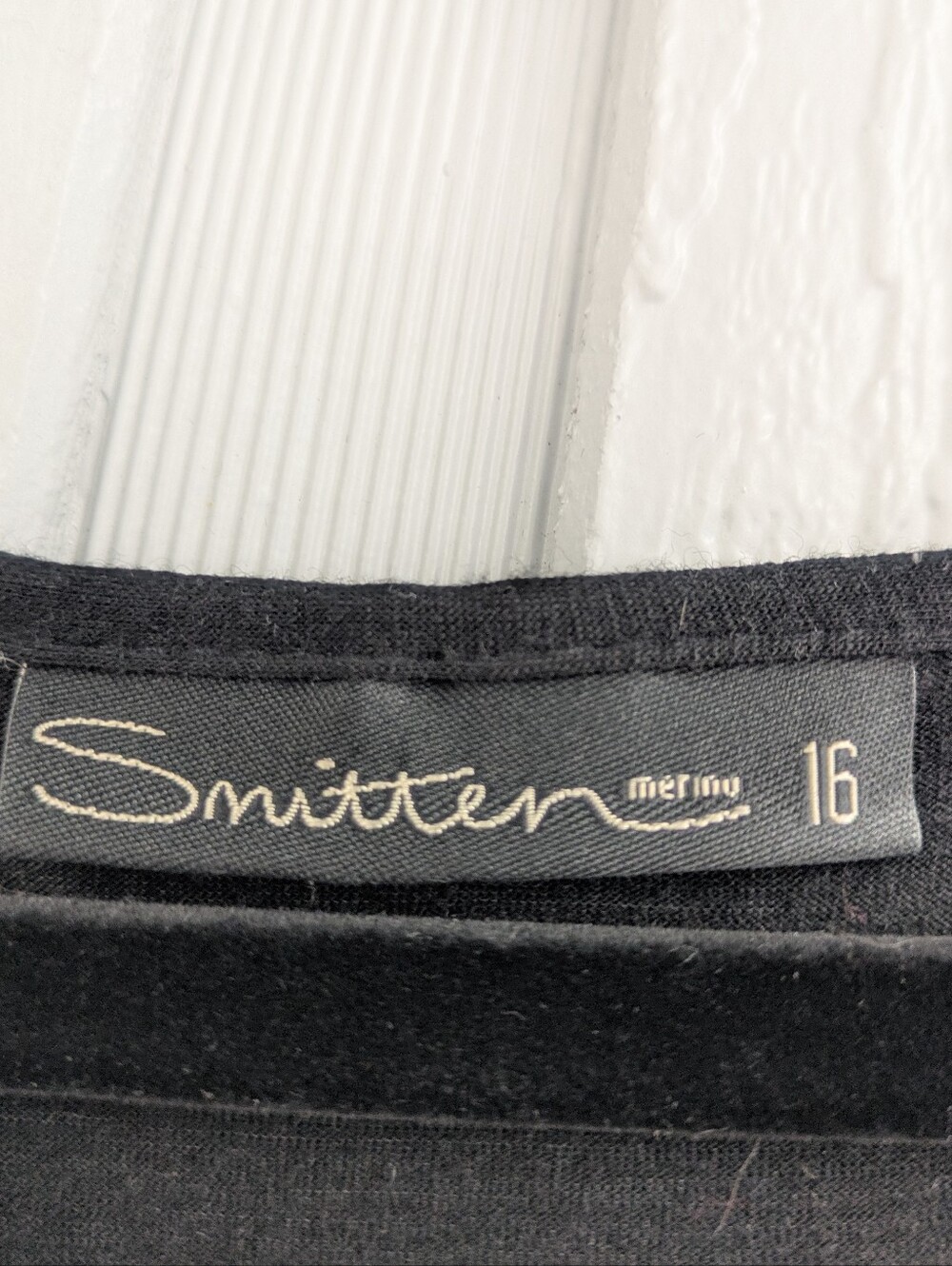Smitten Merino Black Wool Dress - Picture 5 of 7